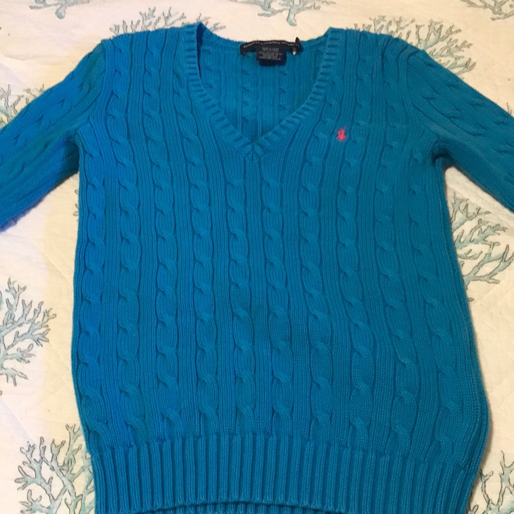 Size medium Ralph Lauren blue label sweater